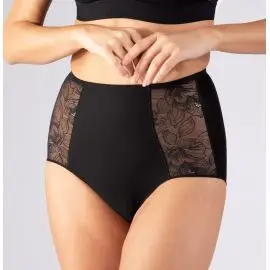 Nina Von C. 45 180 951 Cotton Shape Maxi Brief High, Kolor: czarny, Rozmiar: 38  sklep ebielizna.pl