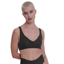 Biustonosz gładki sloggi ZERO Feel 2.0 Soft bra, Kolor: czarny, Rozmiar: S  sklep ebielizna.pl