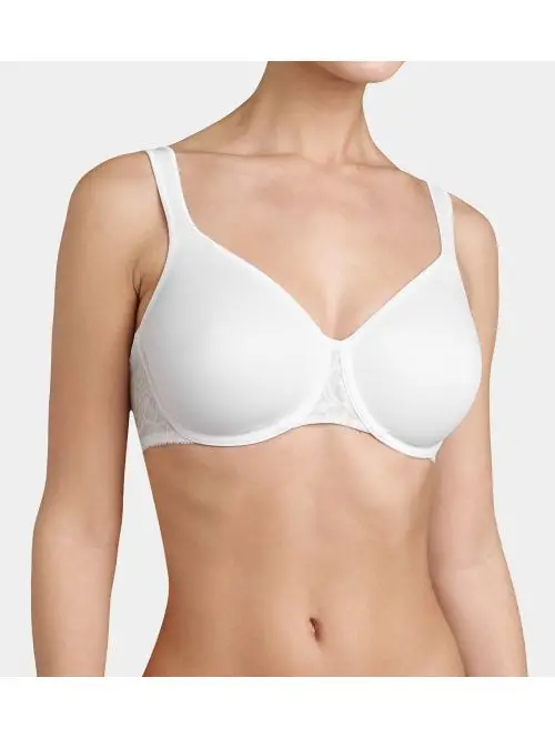 Biustonosz typu minimizer z miękkimi miseczkami na fiszbinach Comfort Minimizer W X biały, Kolor: biały, Rozmiar: 90C  sklep ebielizna.pl