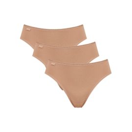 3 x Majtki damskie sloggi 24/7 Cotton Tai C3P, Kolor: beżowy, Rozmiar: 42  sklep ebielizna.pl