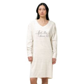 Triumph Nightdresses NDK LSL 10 CO/MD, Kolor: kremowy, Rozmiar: 38  sklep ebielizna.pl