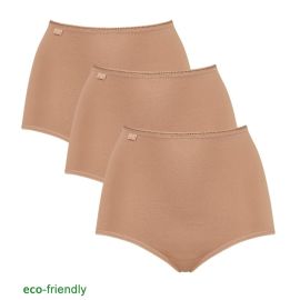 3 x Majtki damskie sloggi 24/7 Cotton Maxi C3P, Kolor: beżowy, Rozmiar: 38  sklep ebielizna.pl