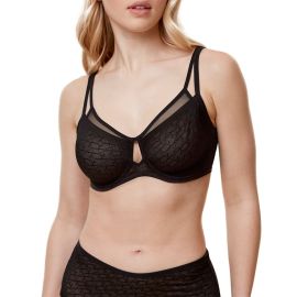 Biustonosz Triumph Signature Sheer W01 EX, Kolor: czarny, Rozmiar: 65C  sklep ebielizna.pl