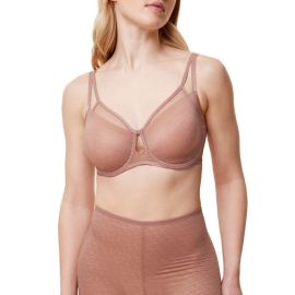 Biustonosz Triumph Signature Sheer W01 EX, Kolor: brązowy, Rozmiar: 65E  sklep ebielizna.pl
