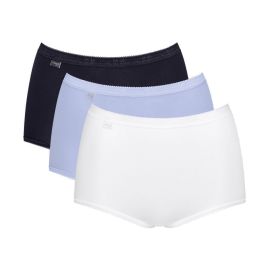 3 x Majtki damskie sloggi Basic+ Maxi C3P, Kolor: wielokolorowy, Rozmiar: 38  sklep ebielizna.pl