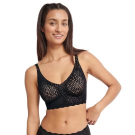 Biustonosz braletka sloggi ZERO Feel Bliss Bralette, Kolor: czarny, Rozmiar: S  sklep ebielizna.pl
