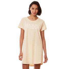 Koszula nocna z krótkim rękawem Triumph Nightdresses NDK X, Kolor: kremowy, Rozmiar: 38  sklep ebielizna.pl