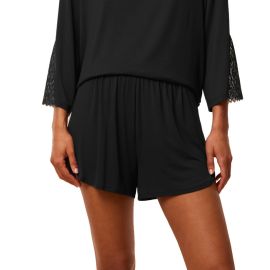 Triumph szorty piżamowe Aura Spotlight Shorts, Kolor: czarny, Rozmiar: 36  sklep ebielizna.pl