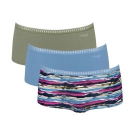 3 x Majtki damskie sloggi GO Crush Short C3P, Kolor: wielokolorowy, Rozmiar: S  sklep ebielizna.pl