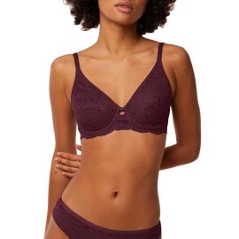 Triumph biustonosz miękki na fiszbinie Triumph Amourette Charm T W02, Kolor: burgund, Rozmiar: 85D  sklep ebielizna.pl
