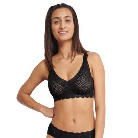 Sloggi Biustonosz bez fiszbin ZERO Feel Bliss Soft bra, Kolor: czarny, Rozmiar: S  sklep ebielizna.pl