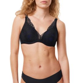 Triumph biustonosz usztywniany na fiszbinie Body Make-Up Illusion Lace WP, Kolor: czarny, Rozmiar: 70D  sklep ebielizna.pl
