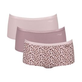 3 x Majtki damskie sloggi GO Crush Short C3P, Kolor: wielokolorowy-V001, Rozmiar: XL  sklep ebielizna.pl