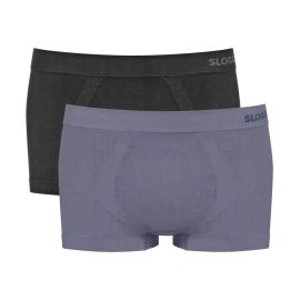 Sloggi bokserki męskie dwupak sloggi men GO Smooth Hipster C2P, Kolor: fioletowy, czarny, Rozmiar: M  sklep ebielizna.pl