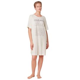 Koszula damska Nightdresses NDK SSL 10 CO/MD, Kolor: szary, Rozmiar: 36  sklep ebielizna.pl