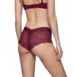 Majtki Triumph Body Make-up Illusion Lace Shorty, Kolor: czerwony, Rozmiar: 40  sklep ebielizna.pl
