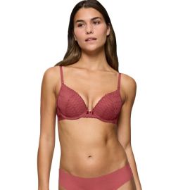 Biustonosz usztywniany push-up Triumph Aura Spotlight T WHU, Kolor: truskawkowy, Rozmiar: 70C  sklep ebielizna.pl