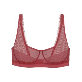 Triumph biustonosz miękki na fiszbinie  Aura Spotlight T W02, Kolor: truskawkowy, Rozmiar: 70C  sklep ebielizna.pl