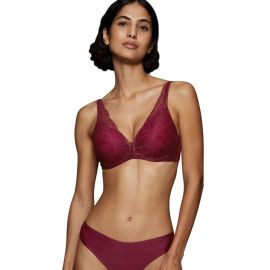 Biustonosz Triumph Body Make-Up Illusion Lace WP, Kolor: burgund, Rozmiar: 85B  sklep ebielizna.pl