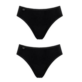 2 x Majtki damskie sloggi 24/7 Cotton H Tai C2P, Kolor: czarny, Rozmiar: 44  sklep ebielizna.pl