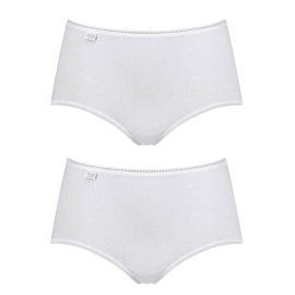 2 x Majtki damskie sloggi 24/7 Cotton H Midi C2P, Kolor: biały, Rozmiar: 40  sklep ebielizna.pl