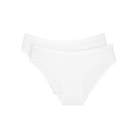 Triumph dwupak majtki damskie tai Sense Of Cotton Tai 2P, Kolor: biały, Rozmiar: 40  sklep ebielizna.pl