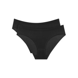 Triumph dwupak majtki damskie tai Sense Of Cotton Tai 2P, Kolor: czarny, Rozmiar: 40  sklep ebielizna.pl