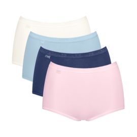 4 x  Majtki damskie sloggi Basic+ Maxi C4P, Kolor: wielokolorowy, Rozmiar: 42  sklep ebielizna.pl