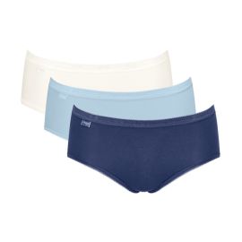3 x Majtki damskie sloggi Basic+ Midi C3P, Kolor: wielokolorowy, Rozmiar: 40  sklep ebielizna.pl