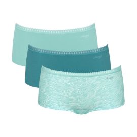 3 x Majtki damskie sloggi GO Crush Short C3P, Kolor: wielokolorowy V007, Rozmiar: S  sklep ebielizna.pl