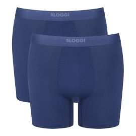 2 x Majtki męskie sloggi men EVER Ease Short 2P, Kolor: niebieski, Rozmiar: S  sklep ebielizna.pl