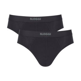 2 x Majtki męskie sloggi men EVER Ease Brief 2P, Kolor: czarny, Rozmiar: S  sklep ebielizna.pl