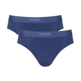 2 x Majtki męskie sloggi men EVER Ease Brief 2P, Kolor: niebieski, Rozmiar: S  sklep ebielizna.pl