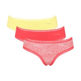 3 x Majtki damskie sloggi GO Crush Hipster C3P, Kolor: wielokolorowy V015, Rozmiar: S  sklep ebielizna.pl