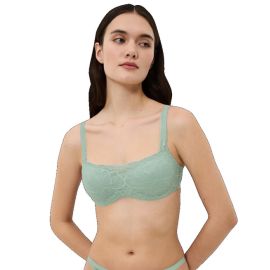 Biustonosz Triumph Body Make-Up Illusion Lace Balconette, Kolor: miętowy, Rozmiar: 70C  sklep ebielizna.pl