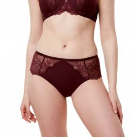 Majtki damskie Triumph Wild Peony Florale Maxi, Kolor: bordowy, Rozmiar: 48  sklep ebielizna.pl