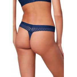 Majtki Triumph Aura Spotlight High Leg String, Kolor: granatowy, Rozmiar: 38  sklep ebielizna.pl