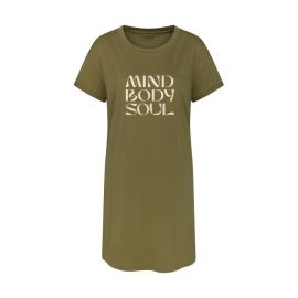 Triumph Koszula nocna z krótkim rękawem Nightdresses NDK X, Kolor: oliwkowy, Rozmiar: 36  sklep ebielizna.pl
