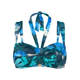 Biustonosz kąpielowy Triumph Summer Fleur DP - wielokolorowy, Kolor: wielokolorowy M025, Rozmiar: 36B  sklep ebielizna.pl