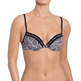 Sloggi Swim Nightblue Pearls CTOWU, Kolor: czarny z białym, Rozmiar: 42B  sklep ebielizna.pl