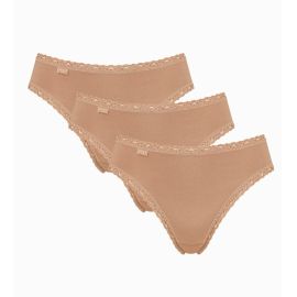 sloggi 24/7 Cotton Lace Tai C3P, Kolor: cielisty, Rozmiar: 42  sklep ebielizna.pl