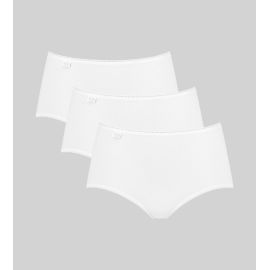 sloggi 24/7 Cotton Midi C3P, Kolor: biały, Rozmiar: 38  sklep ebielizna.pl