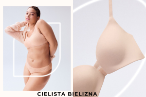 Biustonosz cielisty