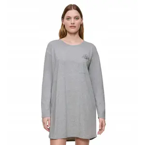 Triumph Nightdresses NDK 01 LSL X, Kolor: szary, Rozmiar: 36