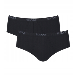 Sloggi men Basic Midi 2P, Kolor: czarny, Rozmiar: L