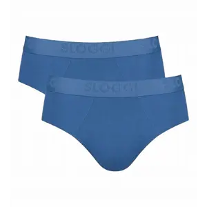 Sloggi Men Free Evolve Brief 2P, Kolor: niebieski, Rozmiar: S