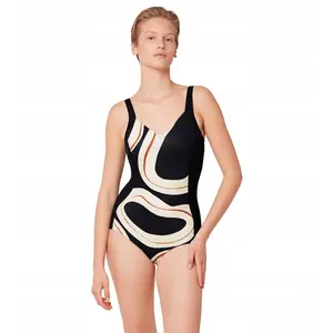 Triumph Summer Allure OW 01, Kolor: czarny z białym, Rozmiar: 44D