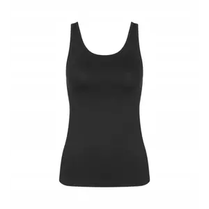 Triumph Sense of Cotton Tank Top, Kolor: czarny, Rozmiar: 46