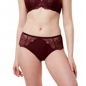 Triumph Wild Peony Florale Maxi, Kolor: bordowy, Rozmiar: 46