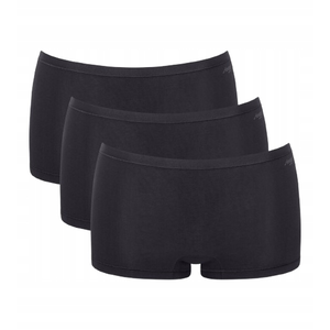 Sloggi GO Daily Cotton Short 3P, Kolor: czarny, Rozmiar: L